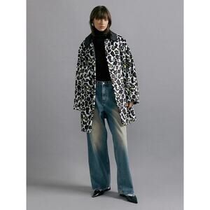 Anthropologie Molliolli Cheetah Print Coat